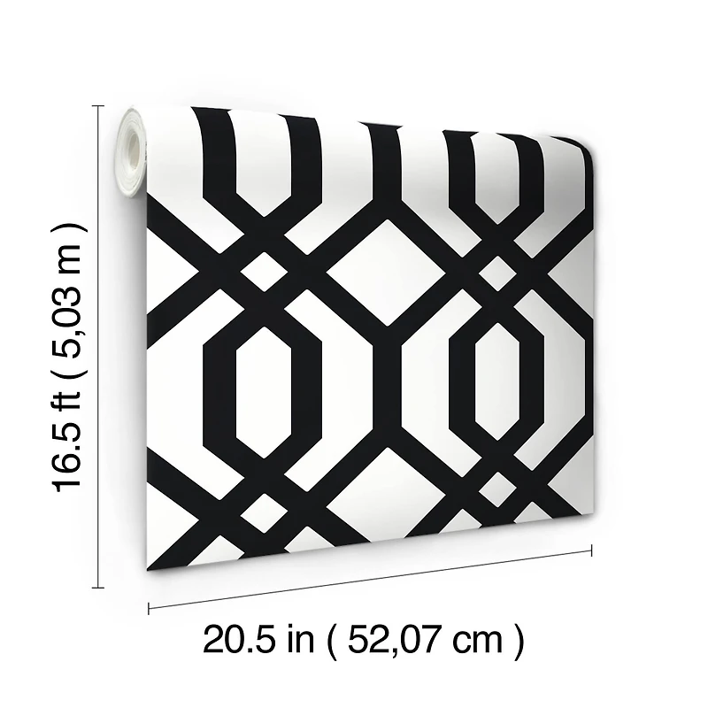 RoomMates Gazebo Lattice Peel & Stick Wallpaper