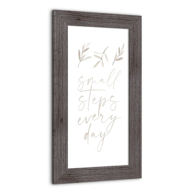 Small Steps Every Day Western Framed Print