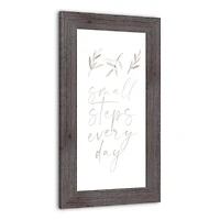 Small Steps Every Day Western Framed Print