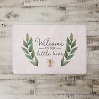 Welcome To Our Little Hive Floor Mat