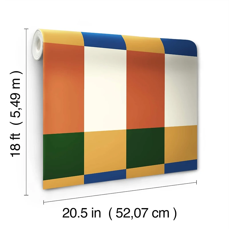 RoomMates Emily Rayna Framework Peel & Stick Wallpaper