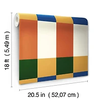 RoomMates Emily Rayna Framework Peel & Stick Wallpaper