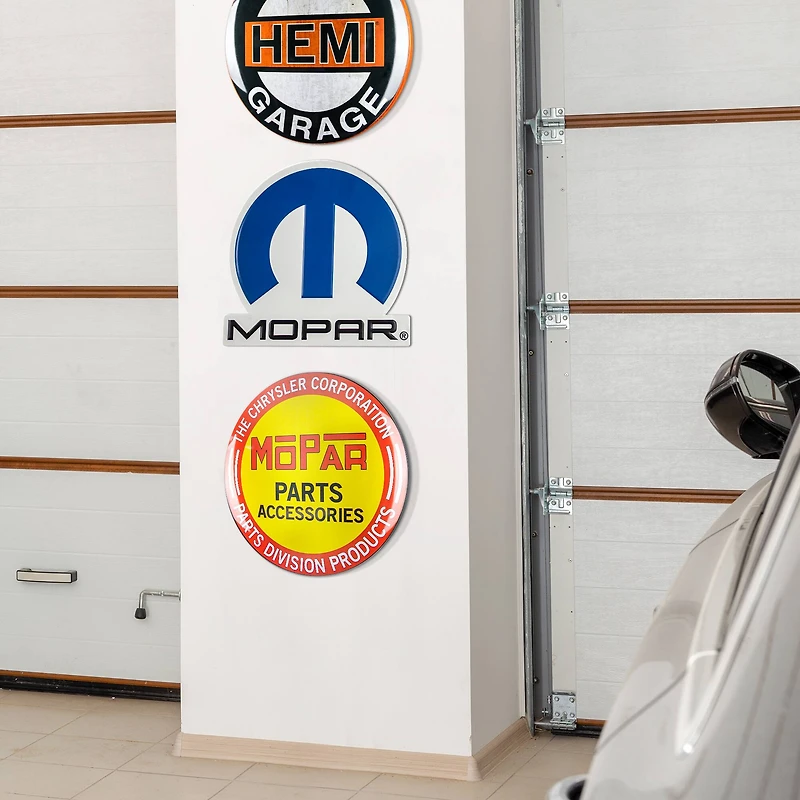 American Art Décor™ 15.5" Mopar™ Dome Metal Sign