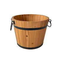 8" Natural Wood & Metal Bucket by Ashland®