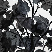 2ft. Pre-Lit Artificial Halloween Black Maple Tree with 24 Orange & Purple LED Lights