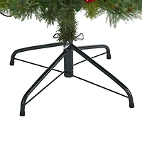 6ft. Pre-Lit Aberdeen Spruce Artificial Christmas Tree, Clear LED Lights