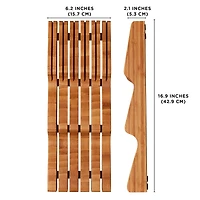Sabatier 11-Slot Bamboo In-Drawer Knife Organizer