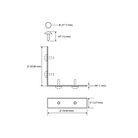 Dritz Home® Small Brass Campaign Smooth Right Angle Corners, 4ct.