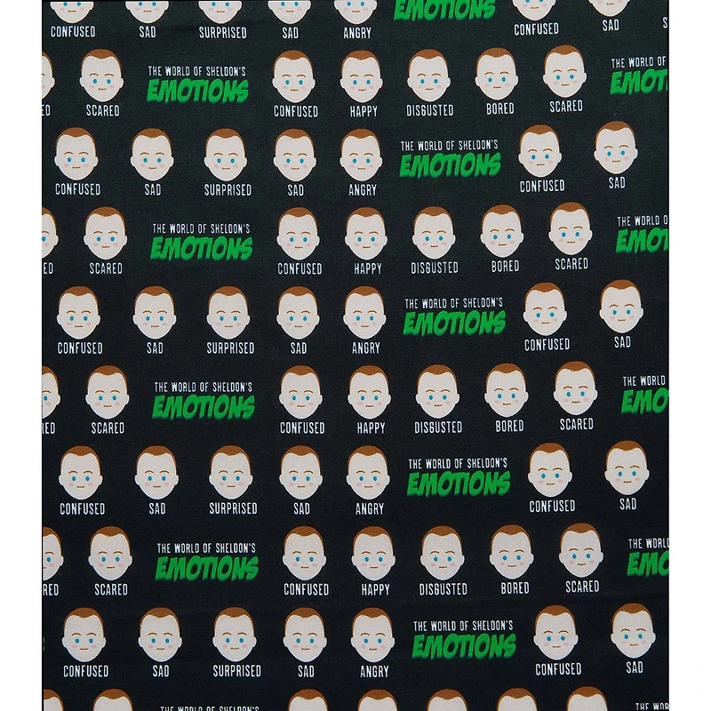 The Big Bang Theory Sheldon Precut Cotton Fabric