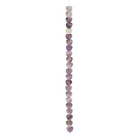 Amethyst Heart Beads, 7.8mm by Bead Landing™