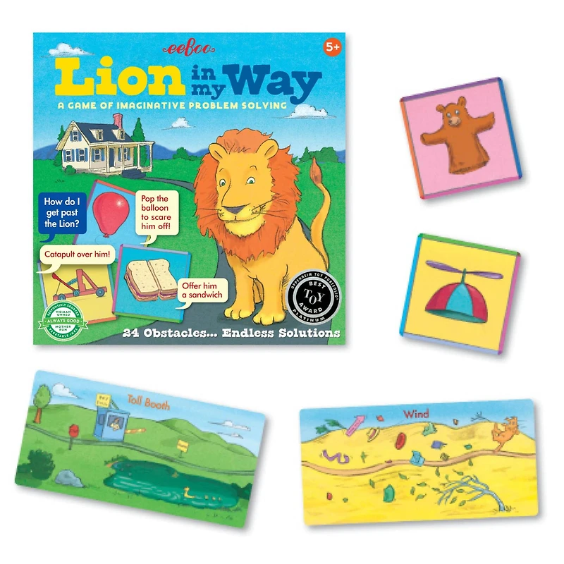 eeBoo Lion in my Way Problem Solving Game