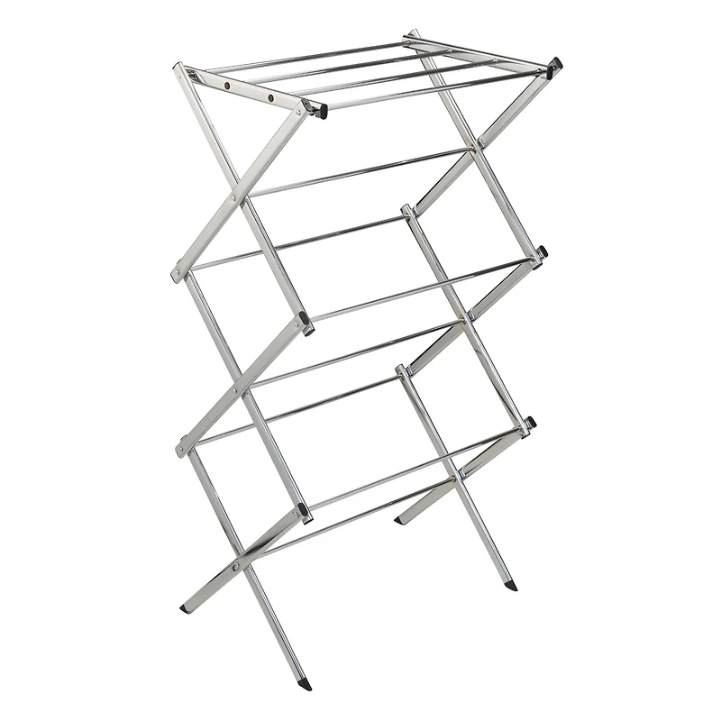 Honey Can Do Chrome Slim-Profile Clothes Drying Rack