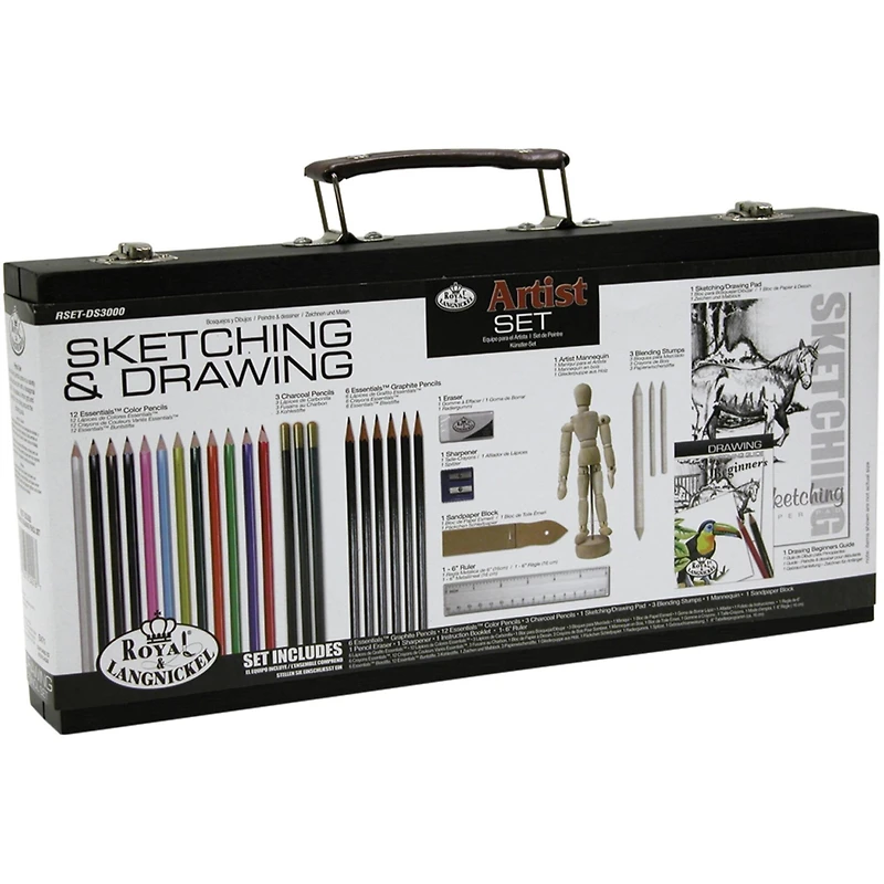 Royal & Langnickel® Essentials™ 32 Piece Sketching & Drawing Beginner Artist Set