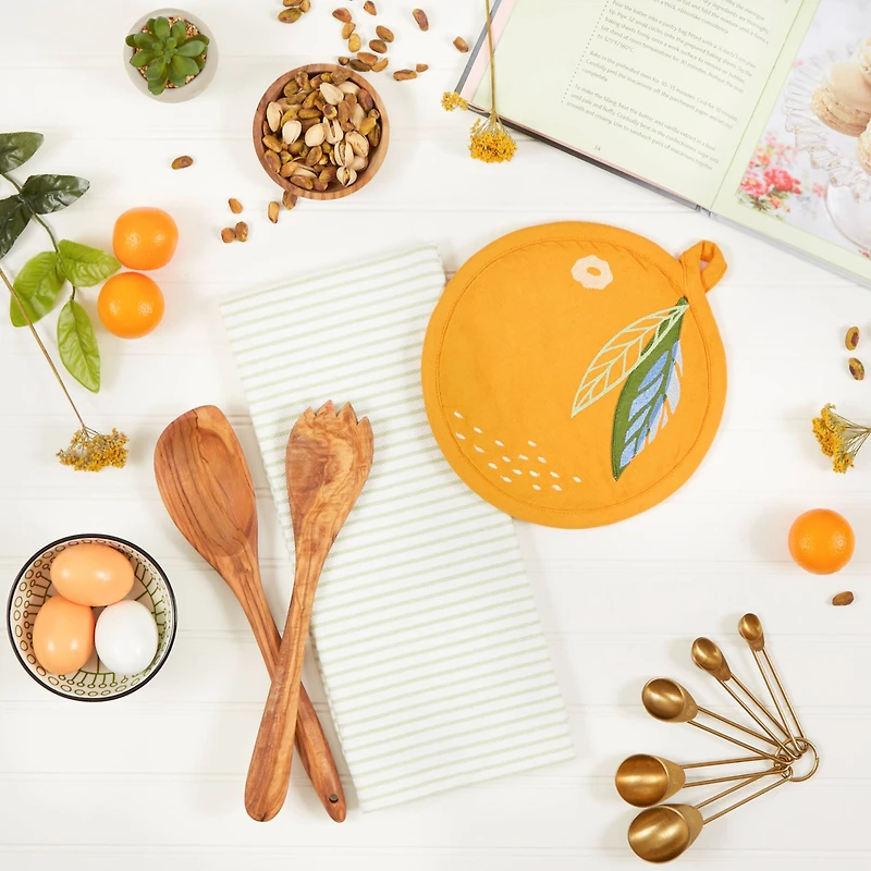 Orange Potholder Gift Set