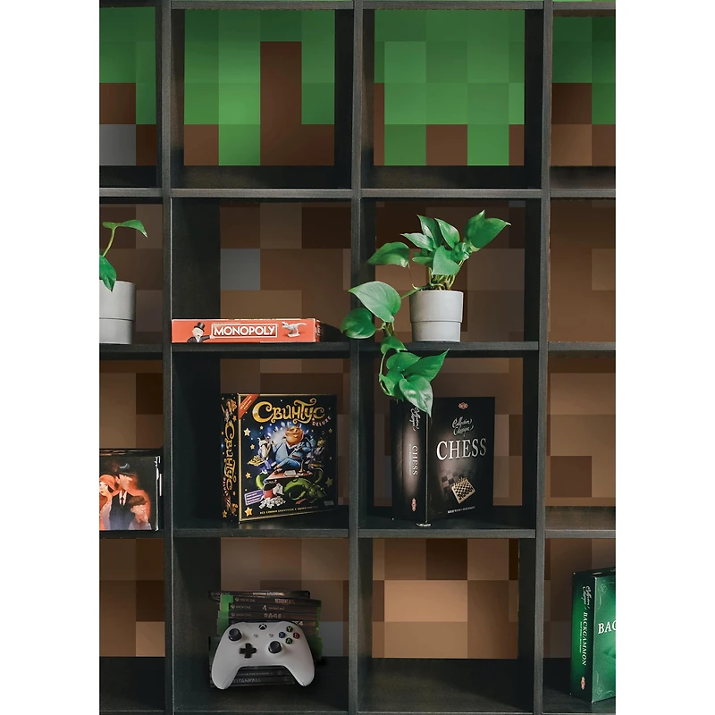 RoomMates Minecraft Blocks Peel & Stick Wallpaper Mural