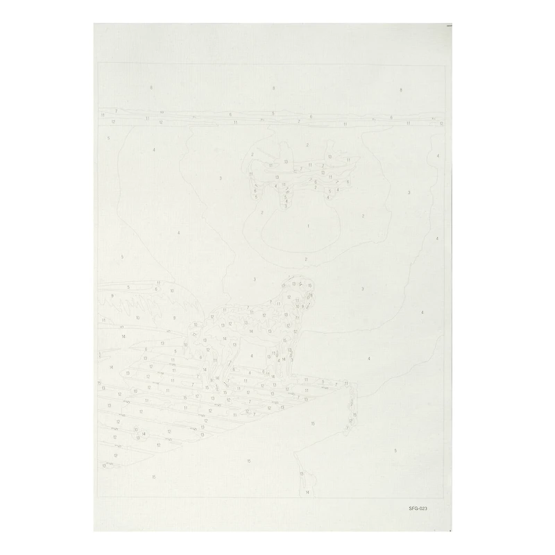 8" x 10" Fishing Paint-by-Number Kit by Artist's Loft®