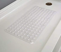 Bath Bliss Clear Sanitized Non-Slip Bath Mat