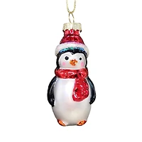11.81" Glass Penguin Christmas Ornament