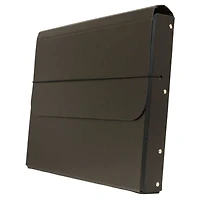 JAM Paper Strong Thick Portfolio Carrying Case with Elastic Band Closure