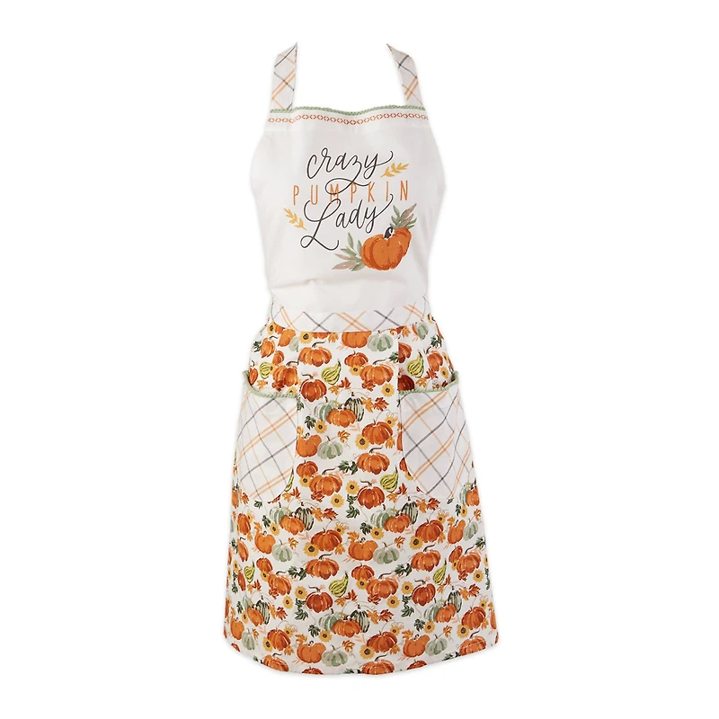 DII® Crazy Pumpkin Lady Printed Apron