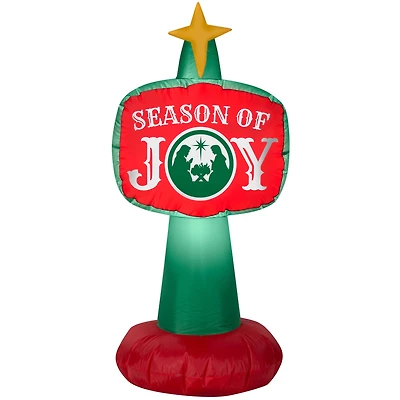 3.5ft. Airblown® Inflatable Outdoor Season of Joy Sign