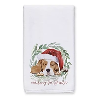 Santa Dog Tea Towels - Set of 3