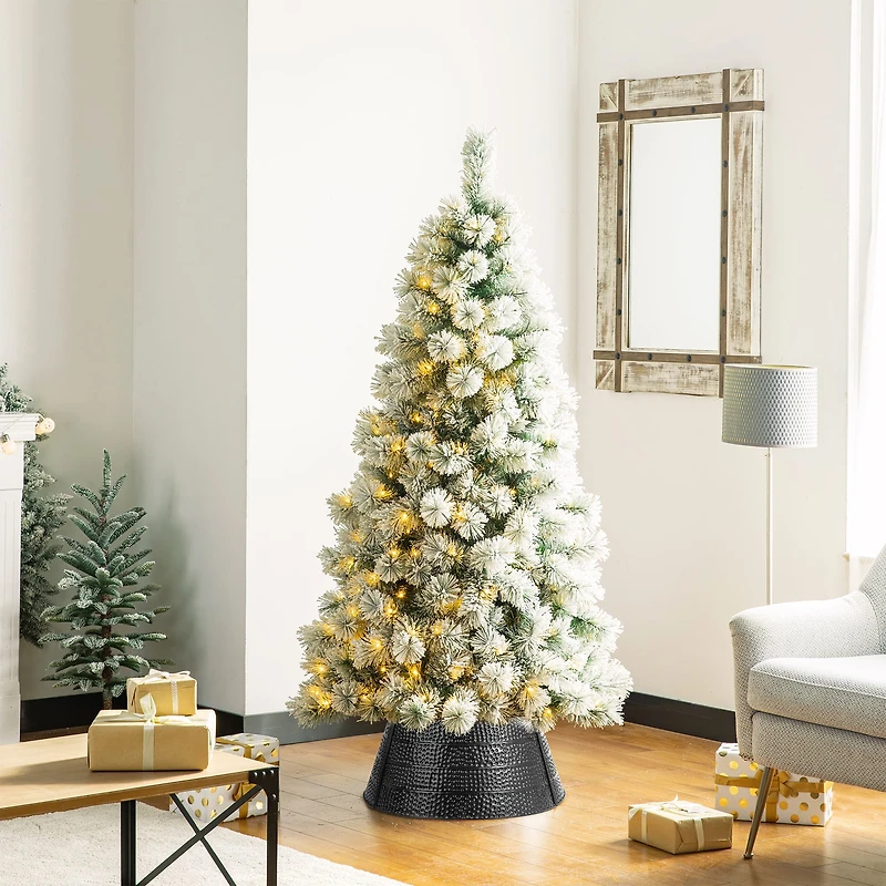 Glitzhome® 22" Hammered Metal Tree Collar