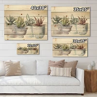 Designart - Cactus and Succulent House Plants IV