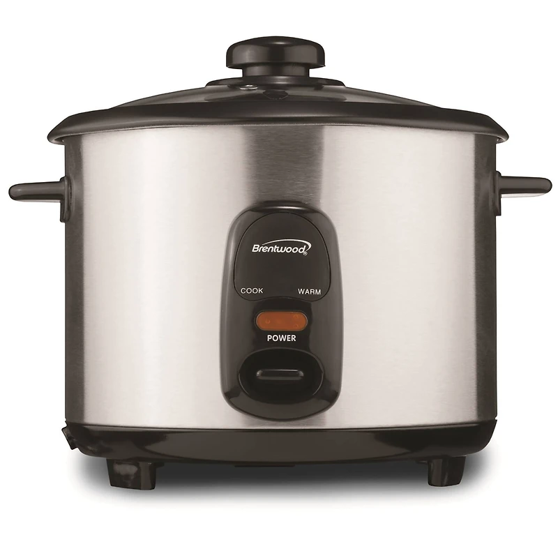 Brentwood 10-Cup Stainless Steel Rice Cooker