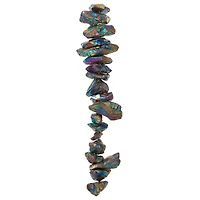 12 Pack: Aurora Borealis Hematite Spike Beads by Bead Landing™