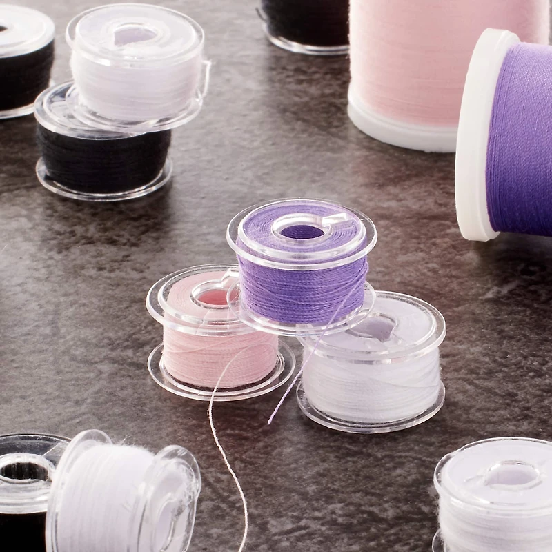 Loops & Threads™ Reusable Bobbins, Black & White