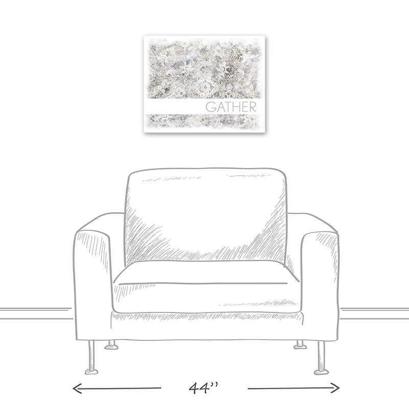 Faded Gather Canvas Wall Art