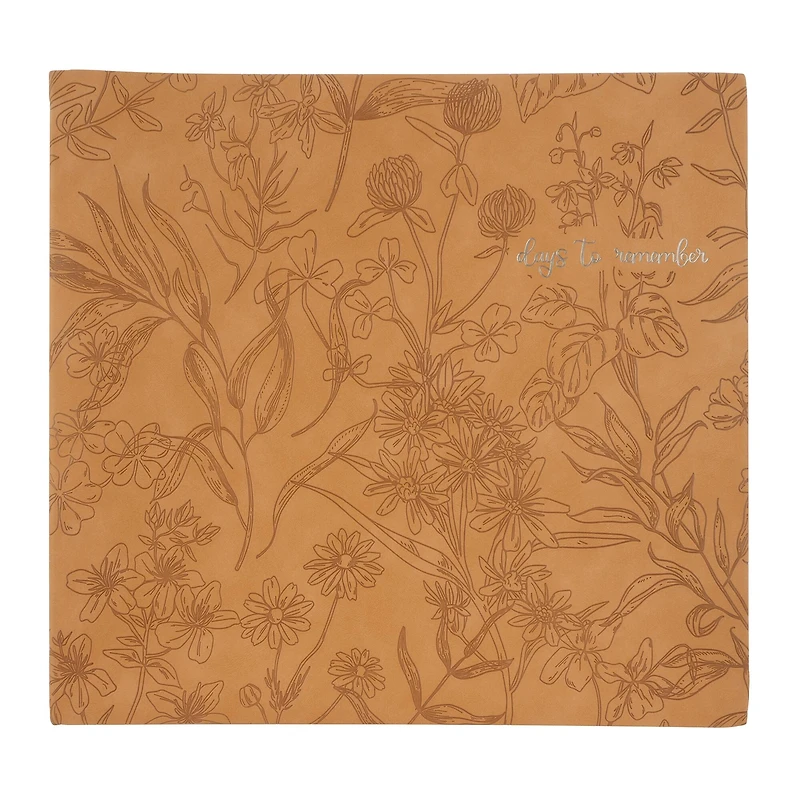 12" x 12" Brown Embossed Mega Scrapbook Album by Recollections™
