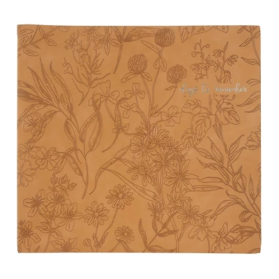 12" x 12" Brown Embossed Mega Scrapbook Album by Recollections™