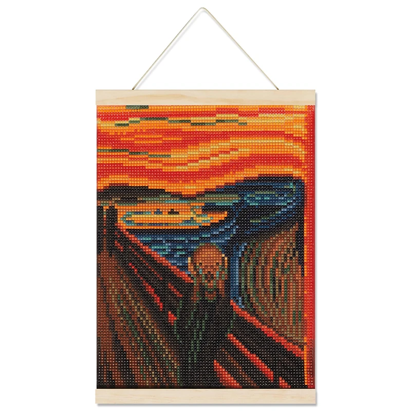 The Scream with Frame Diamond Art Kit by Make Market®