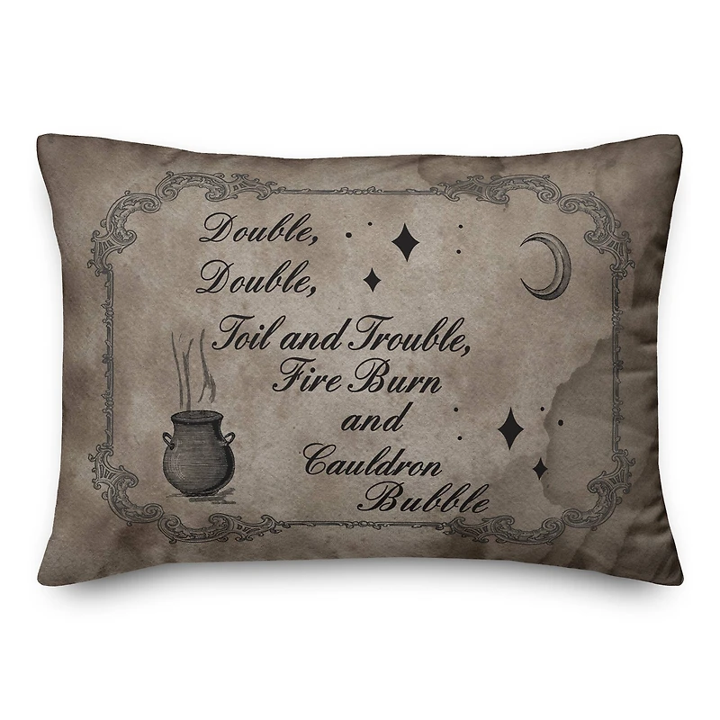 Double Double Trouble 1 14" x 20" Throw Pillow
