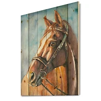 Designart - Portrait of A Brown Horse