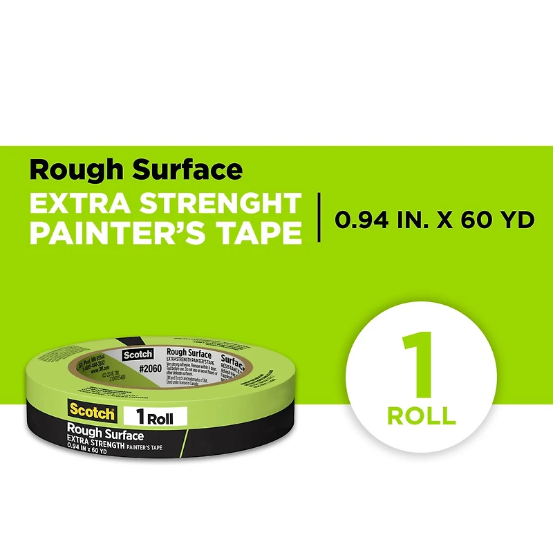 Scotch® 0.94" x 60yd. Rough Surface Painter's Tape