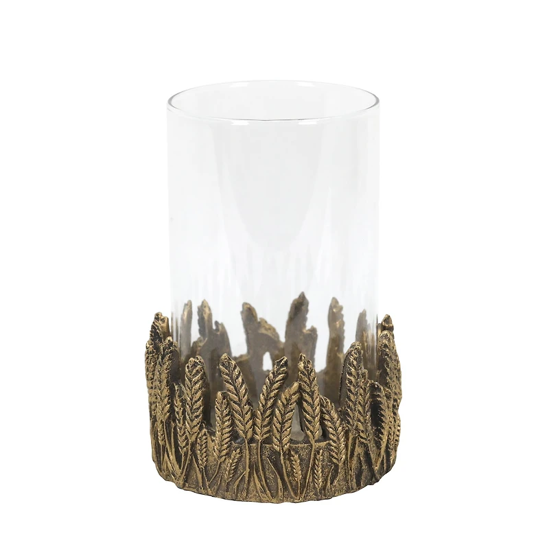 Wheat Glass Pillar Candle Holder by Ashland