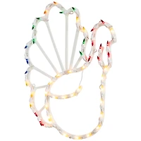 18" Lighted Turkey Thanksgiving Window Silhouette Decoration