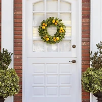 Glitzhome® 22'' Lemon Wreath
