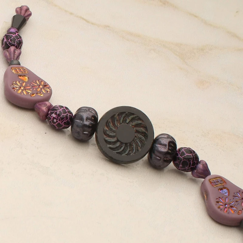 Purple Days Czech Glass Bead Mix by Bead Landing™