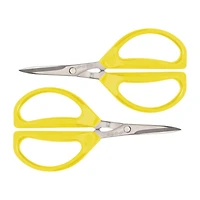Honey Can Do 2 Pack Joyce Chen Original Unlimited Kitchen Scissors w/ Yellow Handles