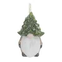 6ct. 3.25" Gnome with Tree Hat Ornaments