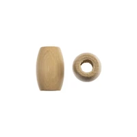 22mm Cream Oval Wood Beads, 6ct. by Loops & Threads®