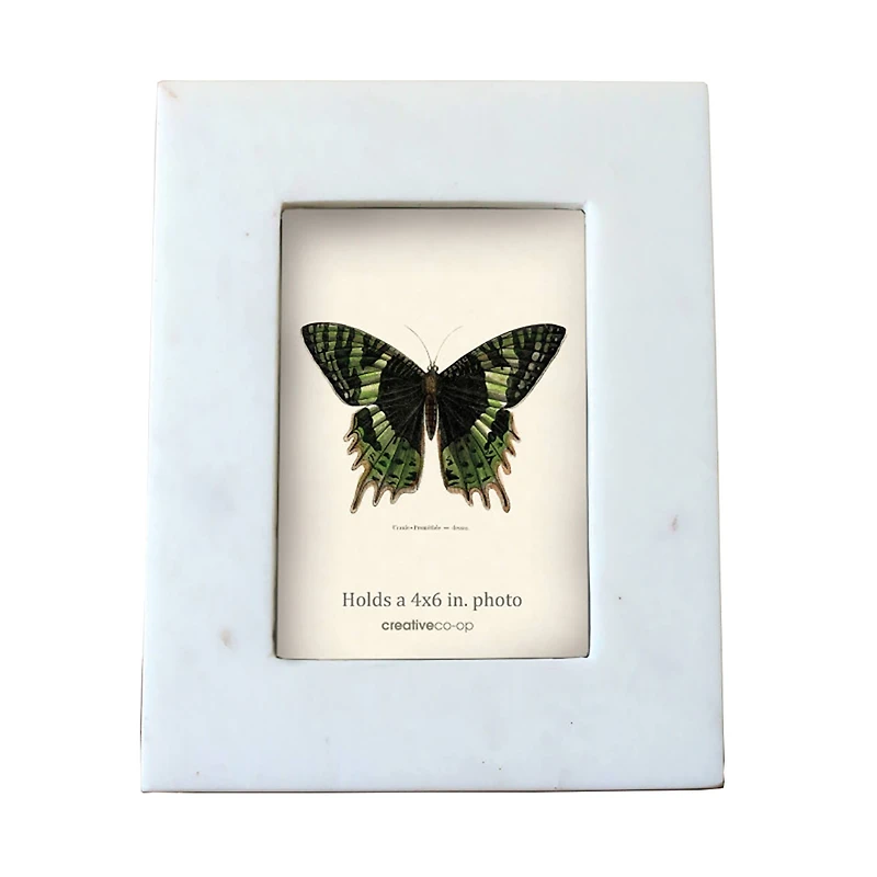 Hello Honey® Turn of the Century White Marble 4" x 6" Tabletop Frame