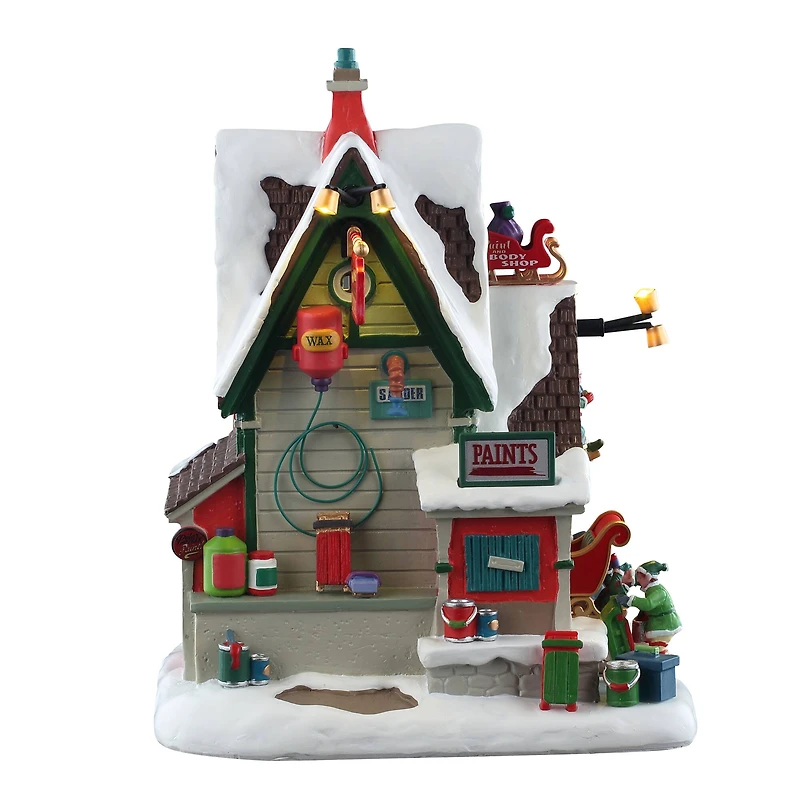 Lemax® Santa's Wonderland The Elf Service Sleigh & Sled Repair