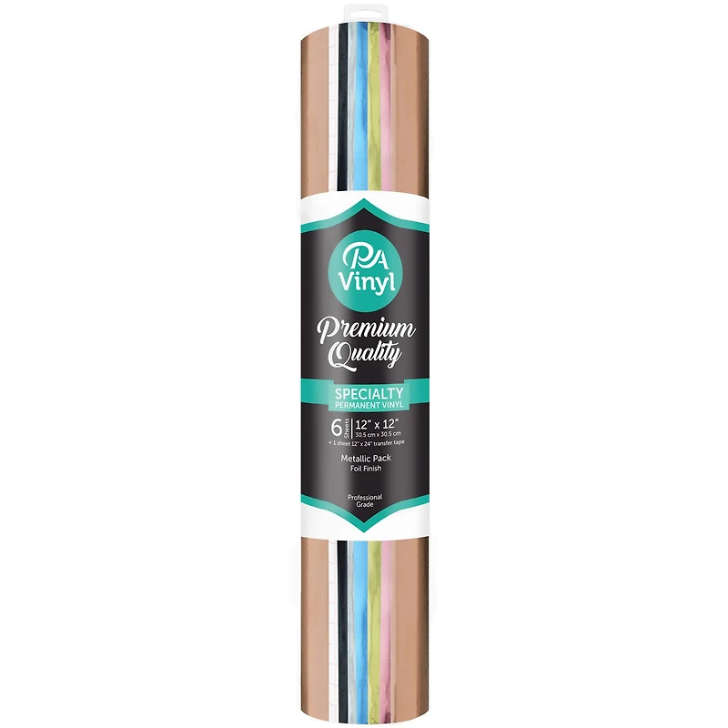 PA Vinyl Metallic Specialty Permanent Vinyl Pack