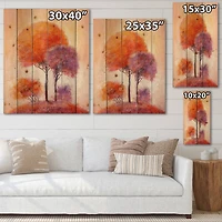 Designart - Colourful Trees Impression I