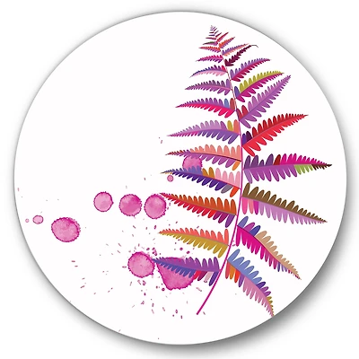 Designart - Purple Fern